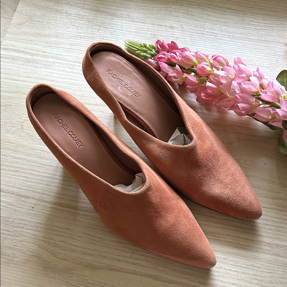 Rachel Comey Tan Suede Mules